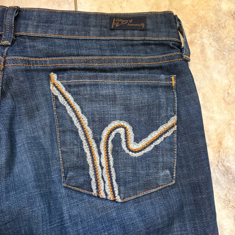 NWOT Citizens of Humanity Jeans Womens 28 Kelly Bootcut Stretch Low Rise - Picture 7 of 13